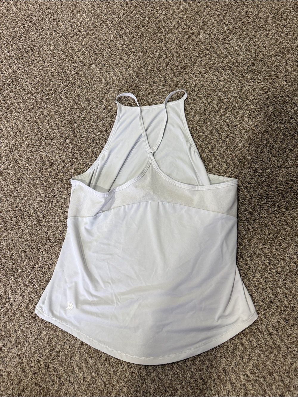 Light Gray Racerback Active Tank Top